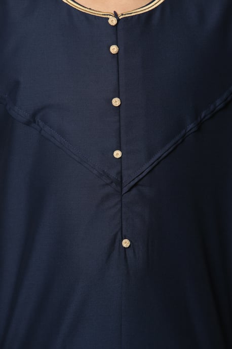 Blaue omanische Eid-Thobe-Saudi-Emirati-Jubba-Robe für Kinder für Jungen - Image 5