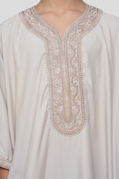 Kinder Jungen Lachs marokkanische Thobe Robe Djellaba Gandoura Eid Jubba- K-HM66 - Image 5