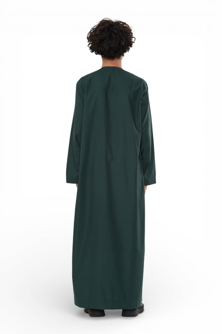 Kinder Jungen Eid grün marokkanische Jubba Robe Djellaba Ramadan Eid Thobe – K-HM11 - Image 4