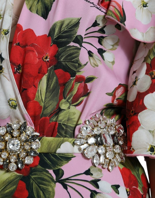 Blumen-Seidenkleid Modell Midlength - Image 5