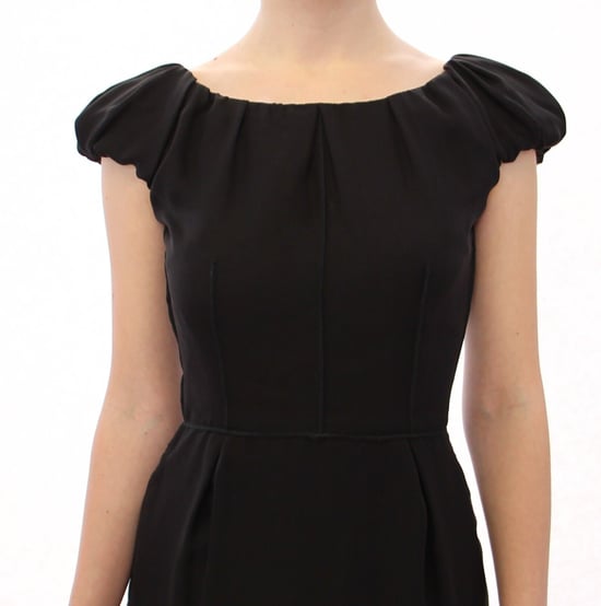 Dolce Gabbana Maxikleid mit Bootsausschnitt und kurzen Ärmeln - Image 4