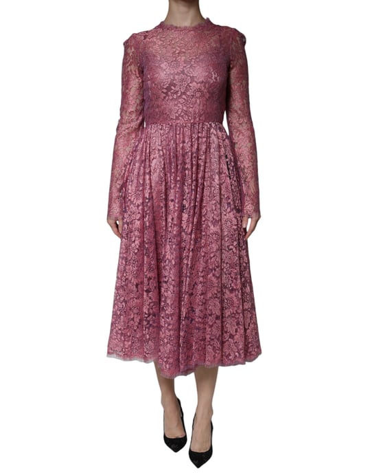 Spitzen-Midi-Kleid - Image 1