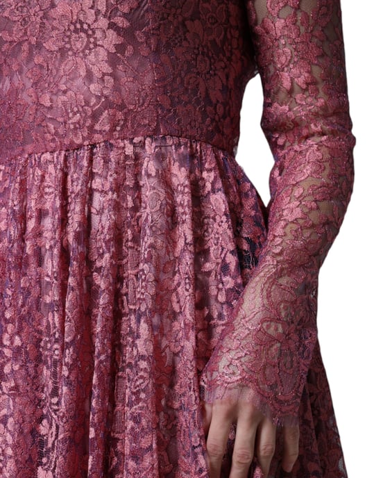 Spitzen-Midi-Kleid - Image 2