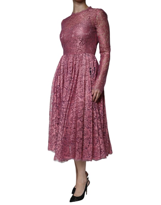Spitzen-Midi-Kleid - Image 5