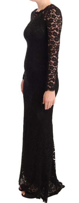 Spitzen-Maxi-Kleid Blumen-Spitzen-Abendkleid - Image 3