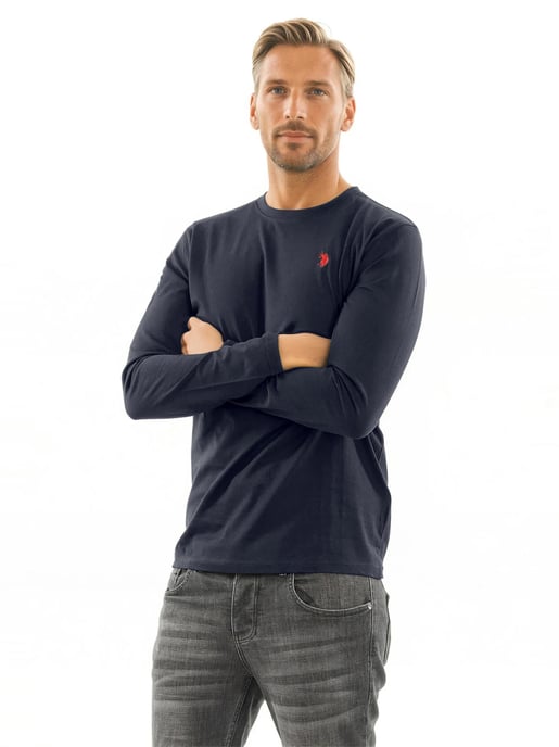 U.S. POLO ASSN. Herren Longsleeve Basic Shirt aus 100 % Baumwolle - Image 4