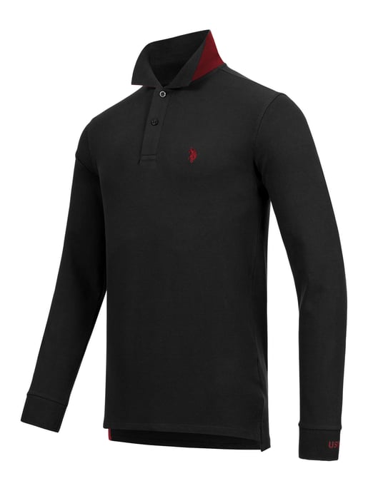 U.S. POLO ASSN. Herren Longsleeve Poloshirt aus Baumwoll-Elasthan - Image 2