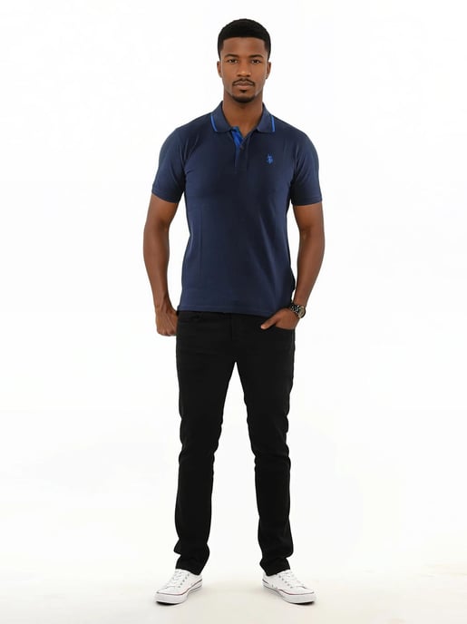 U.S. POLO ASSN. Herren Classic Fit Poloshirt kurzarm aus Baumwoll-Elasthan - Image 3