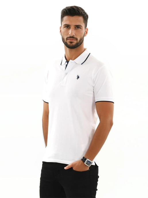 U.S. POLO ASSN. Herren Classic Fit Poloshirt kurzarm aus Baumwoll-Elasthan - Image 4
