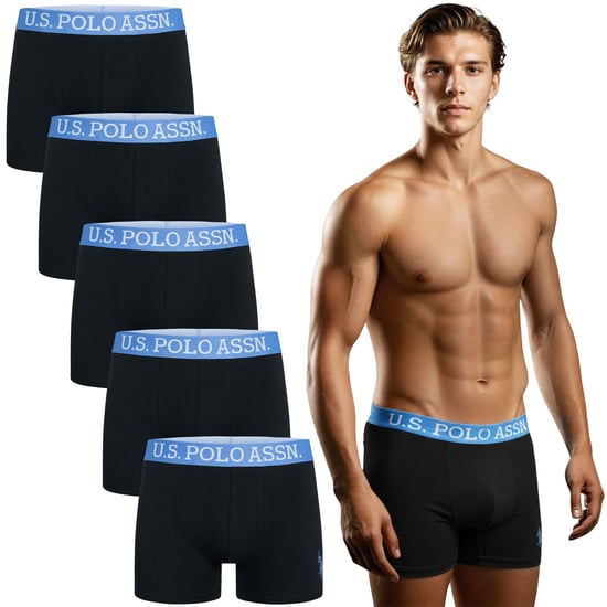 U.S. POLO ASSN. Herren Boxershorts 5er Pack aus Baumwoll-Elasthan - Image 1