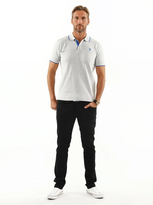 U.S. POLO ASSN. Herren Classic Fit Poloshirt kurzarm aus Baumwoll-Elasthan - Image 3