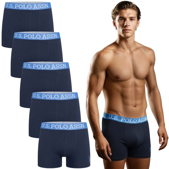 U.S. POLO ASSN. Herren Boxershorts 5er Pack aus Baumwoll-Elasthan - Image 1