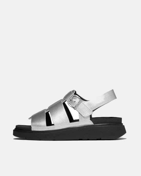 GEN-FF Fischer Sandalen in Silber - Image 1