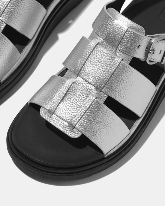 GEN-FF Fischer Sandalen in Silber - Image 3