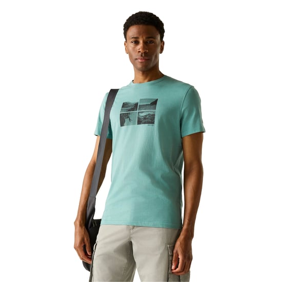 Regatta - "Breezed" T-Shirt für Herren (Arktis) - Image 4