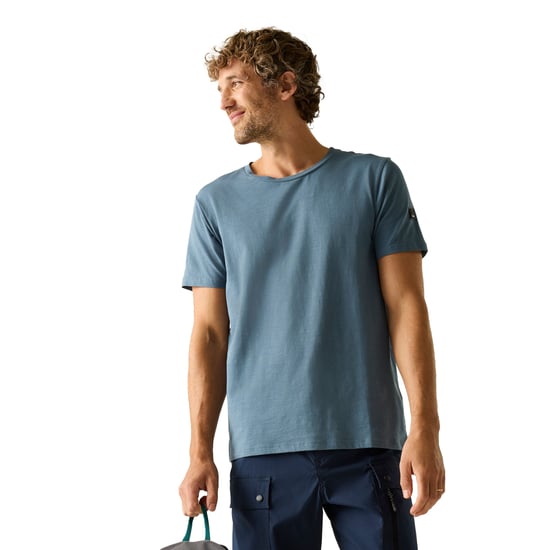 Regatta - "Finlo" T-Shirt für Herren (Blassblau) - Image 4
