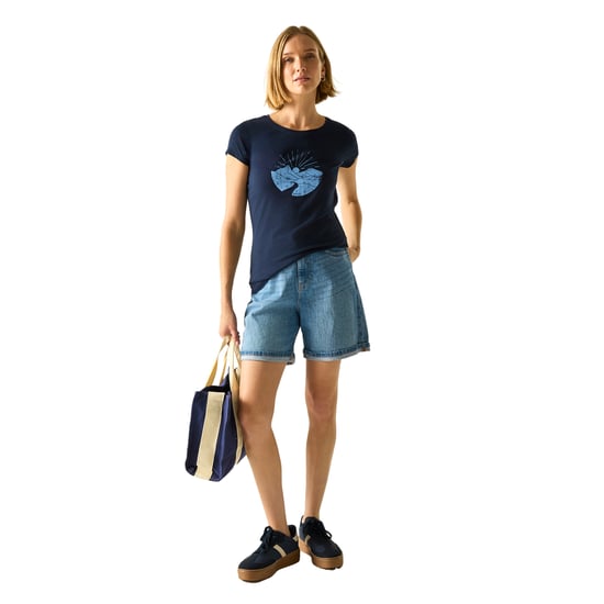 Regatta - "Breezed" T-Shirt für Damen (Marine) - Image 5