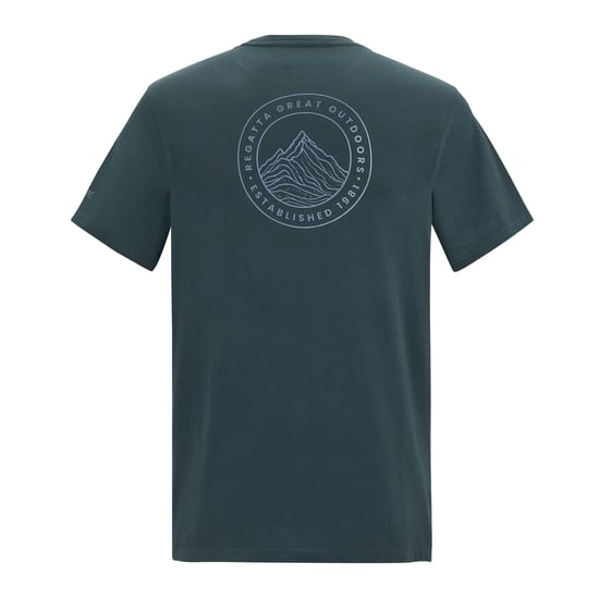 Regatta - "Breezed" T-Shirt für Herren (Nachthimmel) - Image 2