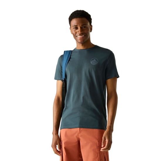 Regatta - "Breezed" T-Shirt für Herren (Nachthimmel) - Image 4