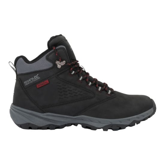 Regatta - "Amble" Wanderstiefel für Herren, Wasserfest (Schwarz/Tomatenrot) - Image 1