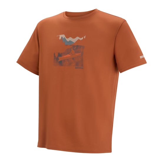 Regatta - "Fingal" T-Shirt für Herren (Ziegelrot) - Image 3