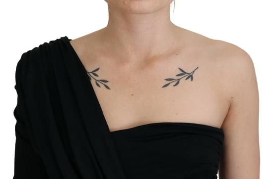 Einärmliges Jersey-Kleid mit Rosen-Detail - Image 4