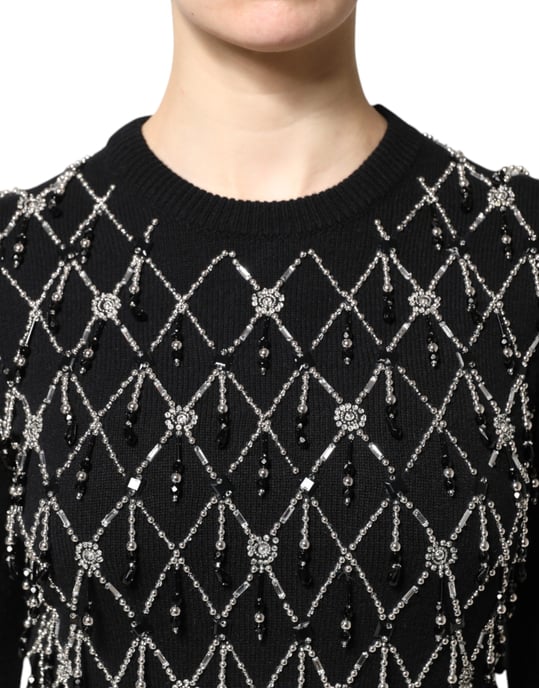 Verzierter Perlen-Pullover - Image 5