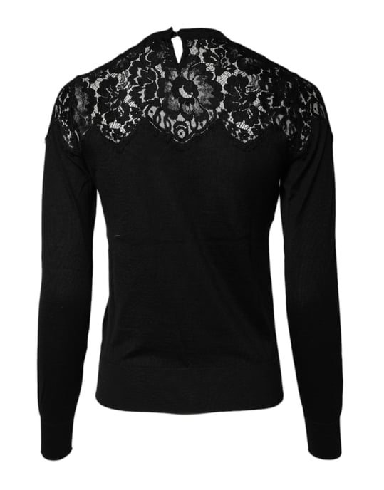 Schnürdetail Langarmpullover - Image 4