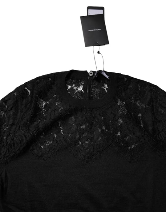 Schnürdetail Langarmpullover - Image 5