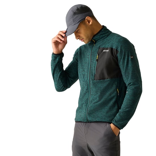Regatta - "Scaris" Fleecejacke für Herren, Durchgehender Reißverschluss (Mittelmeergrün) - Image 4