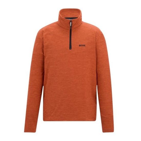 Regatta - "Thompson" Fleecejacke für Herren, mit halbem Reißverschluss, meliert (Rost/Orange) - Image 1
