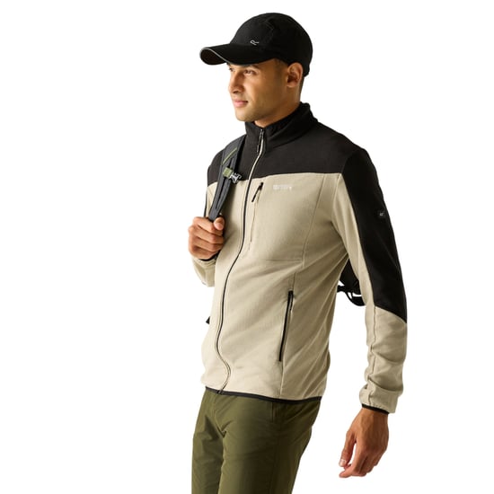Regatta - "Freesdale" Fleecejacke für Herren (Klosterstein/Schwarz) - Image 4