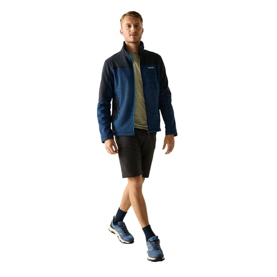 Regatta - "Highton" Midlayer für Herren, Durchgehender Reißverschluss, Fleece (Dunkles Marineblau) - Image 4