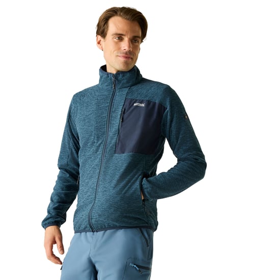 Regatta - "Scaris" Fleecejacke für Herren, Durchgehender Reißverschluss (Nachthimmel) - Image 4