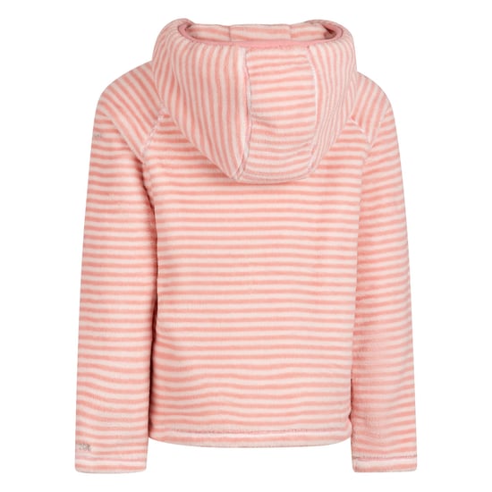 Trespass - "Axxton" Fleece-Oberteil für Kinder, mit Kapuze (Babyrosa) - Image 2