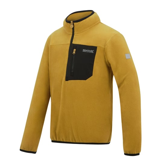 Regatta - "Frankie" Fleece-Oberteil für Kinder, mit halbem Reißverschluss (Holzbraun) - Image 3