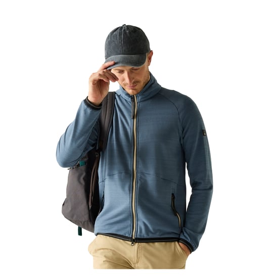 Regatta - "Malton" Fleecejacke für Herren, Durchgehender Reißverschluss (Blassblau) - Image 4