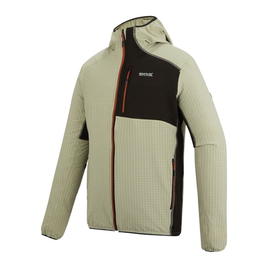 Regatta - "Alven" Fleecejacke für Herren, Durchgehender Reißverschluss (Klosterstein/Schwarz) - Image 3