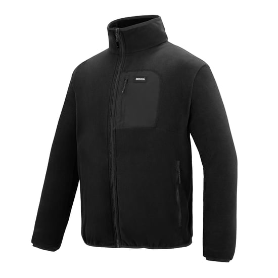 Regatta - "Frankie" Fleecejacke für Herren, Durchgehender Reißverschluss (Schwarz) - Image 3