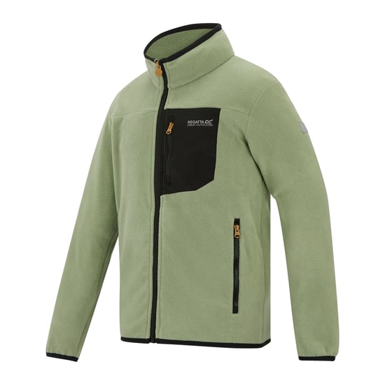 Regatta - "Frankie" Fleecejacke für Kinder, Durchgehender Reißverschluss (Salbeigrün) - Image 3