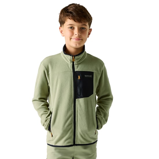 Regatta - "Frankie" Fleecejacke für Kinder, Durchgehender Reißverschluss (Salbeigrün) - Image 4