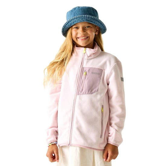 Regatta - "Frankie" Fleecejacke für Kinder, Durchgehender Reißverschluss (Rosa Nebel) - Image 4