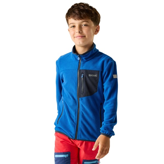 Regatta - "Frankie" Fleecejacke für Kinder, Durchgehender Reißverschluss (Königsblau) - Image 4