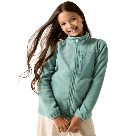 Regatta - "Frankie" Fleecejacke für Kinder, Durchgehender Reißverschluss (Moos) - Image 4
