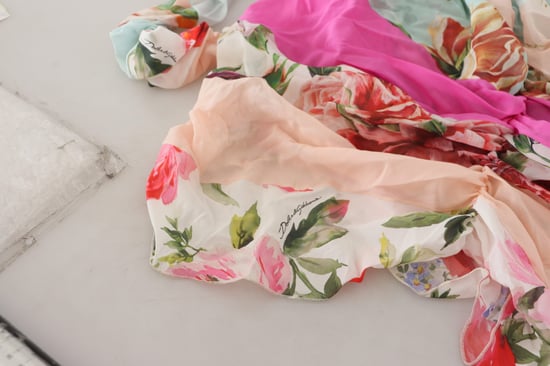 Blumen Mini Kleid Mehrfarbig - Image 6