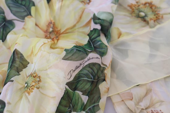 Blumenmuster Seiden-Midi-Kleid - Image 6