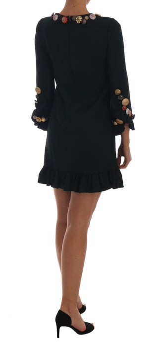 Dolce Gabbana Minikleid mit Knopfverzierung - Image 3