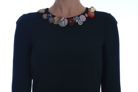 Dolce Gabbana Minikleid mit Knopfverzierung - Image 4