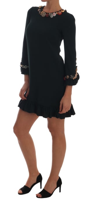 Dolce Gabbana Minikleid mit Knopfverzierung - Image 5