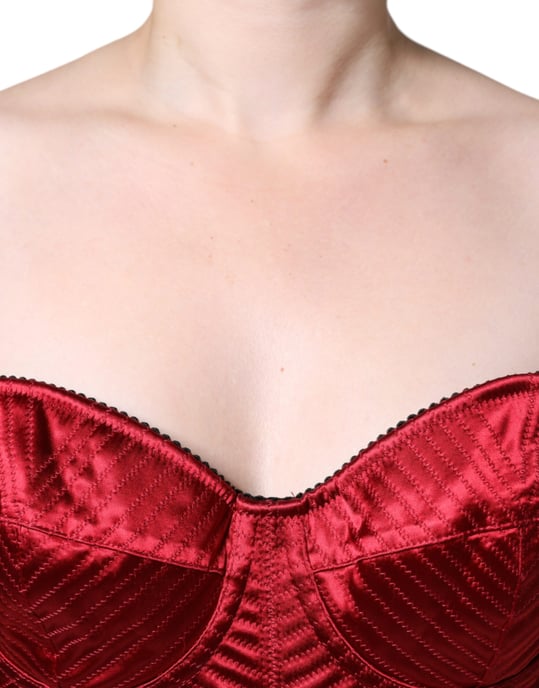 Satin-Midi-Kleid mit Schnürung - Image 5